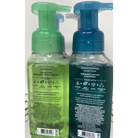 HTF Lot of 4 Bath & Body Works Hand Foaming Soap Summer Collection - Rare - Picture 4 of 6